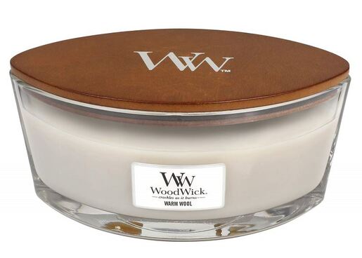 WoodWick mirisna svijeća, Elipse, Warm Wool