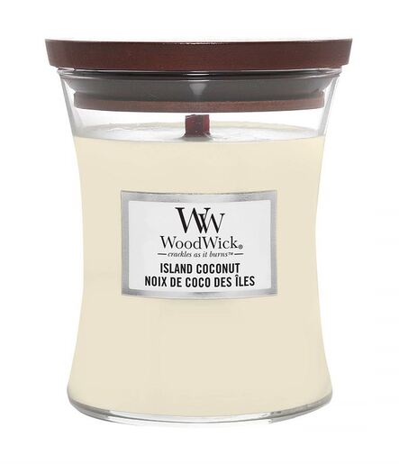 WoodWick mirisna svijeća, Mini, Island Coconut
