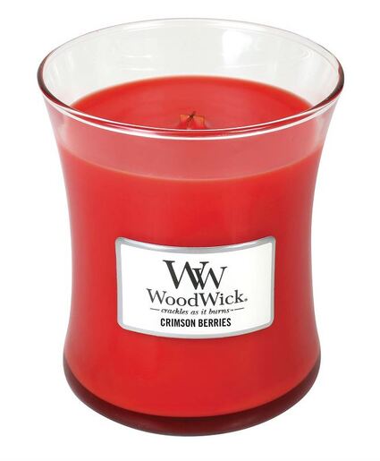 WoodWick mirisna svijeća, Medium, Crimson Berries