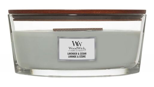 WoodWick mirisna svijeća, Elipse, Hourglass Lavender & Cedar