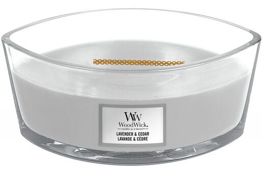 WoodWick mirisna svijeća, Elipse, Hourglass Lavender & Cedar