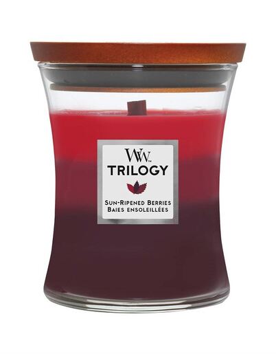 WoodWick mirisna svijeća, Medium, Sun Ripened Berries