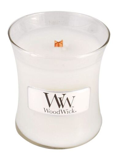 WoodWick mirisna svijeća, Mini, White Teak