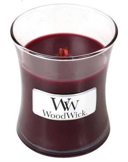 WoodWick mirisna svijeća, Mini, Black Cherry
