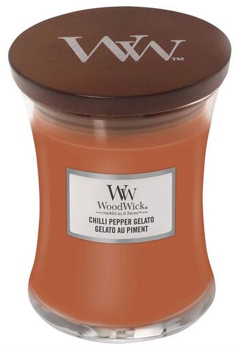 WoodWick mirisna svijeća, Medium, Chilli Pepper Gelato
