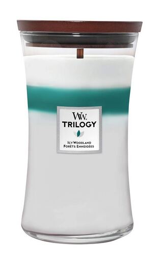 WoodWick mirisna svijeća, Large, Icy Woodland