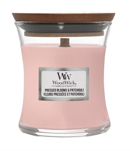 WoodWick mirisna svijeća, Mini, Pressed Blooms & Patchuli