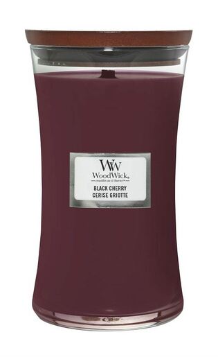 WoodWick mirisna svijeća, Large, Black Cherry