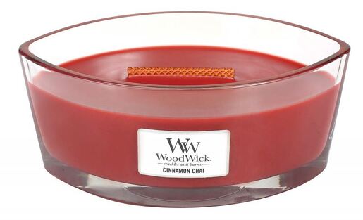 WoodWick mirisna svijeća, Elipse, Cinnamon Chai