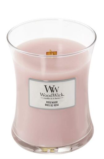 WoodWick mirisna svijeća, Medium, Rosewood