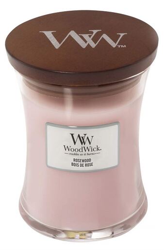 WoodWick mirisna svijeća, Medium, Rosewood