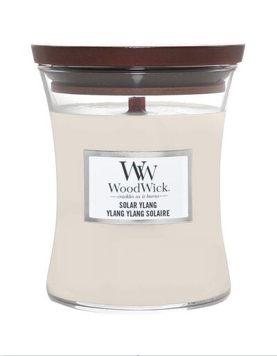 WoodWick mirisna svijeća, Medium, Jar Solar Ylang