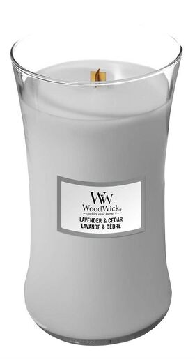 WoodWick mirisna svijeća, Large, Hourglass Lavender & Cedar
