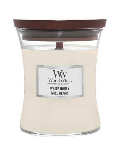 WoodWick mirisna svijeća, Medium, White Honey
