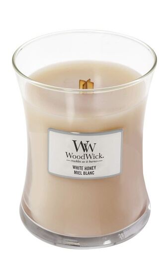 WoodWick mirisna svijeća, Medium, White Honey