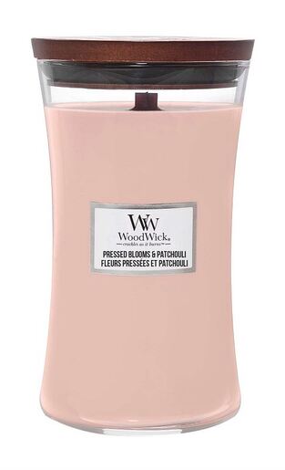 WoodWick mirisna svijeća, Large, Pressed Blooms & Patchuli