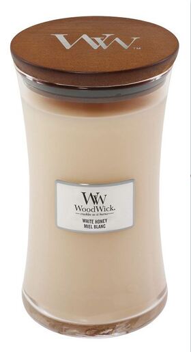 WoodWick mirisna svijeća, Large, White Honey