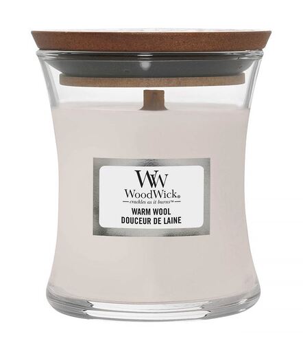 WoodWick mirisna svijeća, Mini, Warm Wool