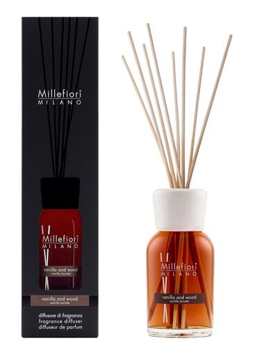 Millefiori Natural difuzor, Vanilla & Wood, 100 ml