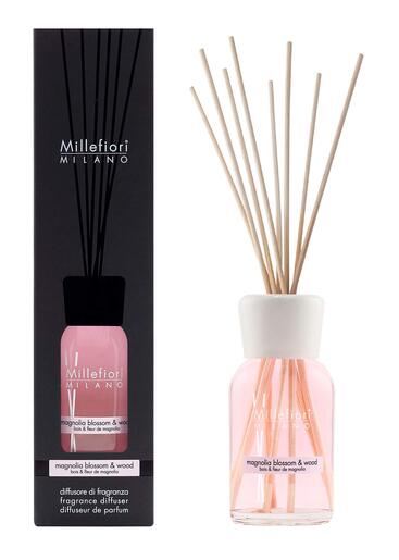 Millefiori Natural difuzor, Magnolia Blossom & Wood, 250 ml