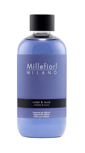 Millefiori Milano refil za difuzor, Violet & Musk, 250 ml