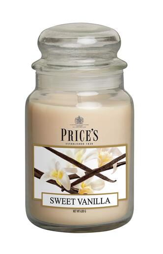 Prices Candles mirisna svijeća - Large Sweet Vanilla