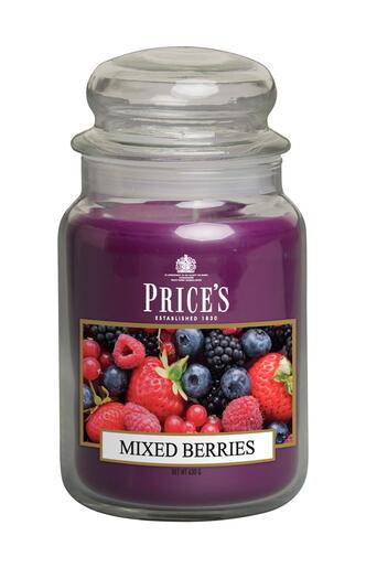 Prices Candles mirisna svijeća - Large Mixed Berries