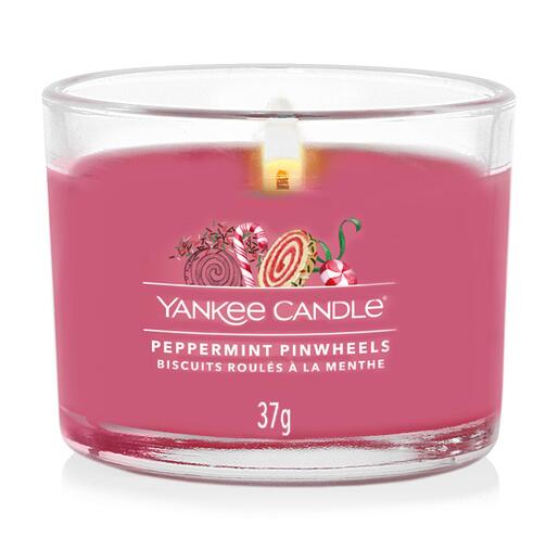Yankee Candle mirisna svijeća, Filled Votive, Peppermint Pinwheels
