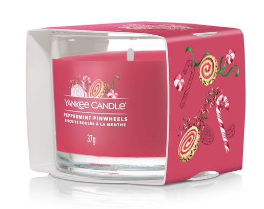 Yankee Candle mirisna svijeća, Filled Votive, Peppermint Pinwheels