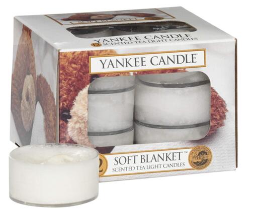 Yankee Candle mirisna svijeća, Tea Lights 12/1, Soft Blanket