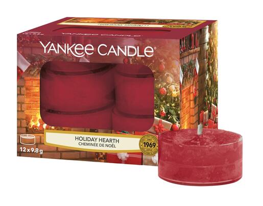 Yankee Candle mirisna svijeća, Tea Lights 12/1, Holiday Hearth