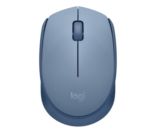Logitech M171, optički miš, bežični, plavo-sivi (910-006866)