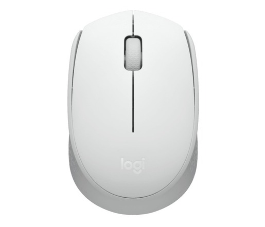 Logitech M171, optički miš, bežični, bijeli (910-006867)