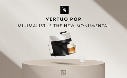 Nespresso aparat za kavu Vertuo Pop, bijeli