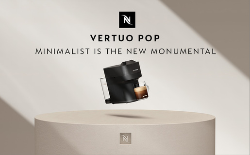 Nespresso aparat za kavu Vertuo Pop, crni