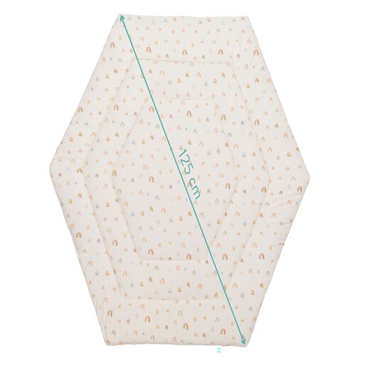 Fillikid podloga Jersey za vrtić Prag Hexagon, bež