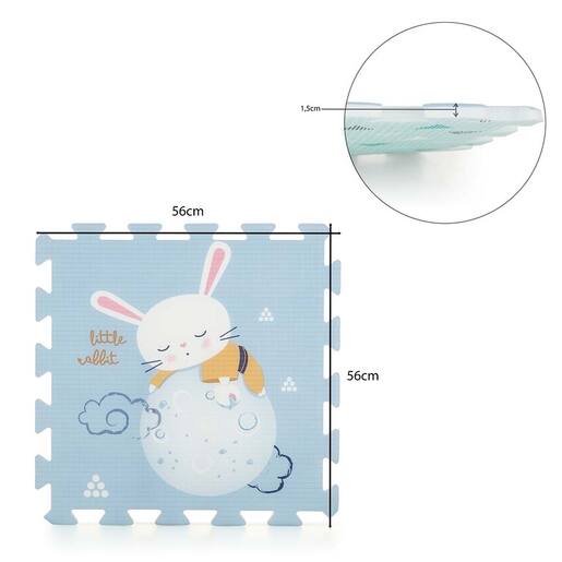 Petite&Mars Flatie, puzzle od pjene 6 komada