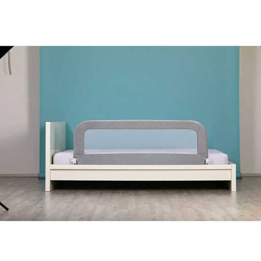 Fillikid zaštitna ograda za krevet Lara 150x60cm, siva