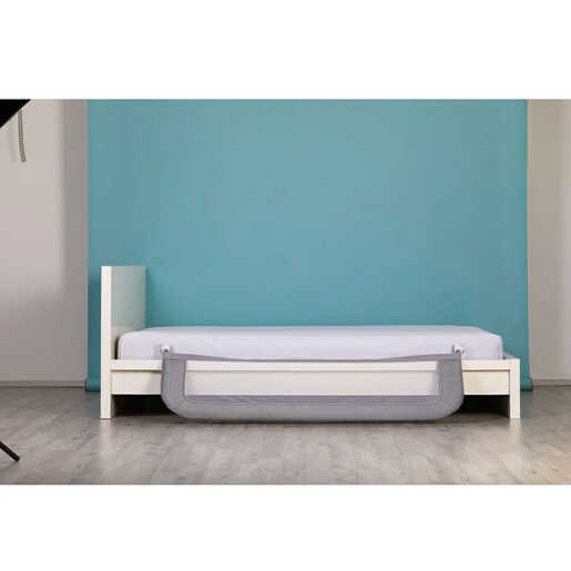 Fillikid zaštitna ograda za krevet Lara 150x60cm, siva