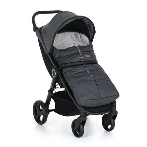 Petite&Mars Footmuff Jibot 3u1 vreća za kolica, crna