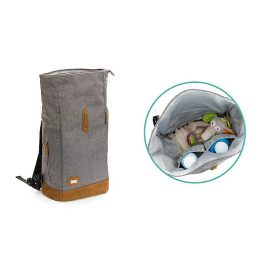 Fillikid torba za pelene Rolltop Berlin, crna