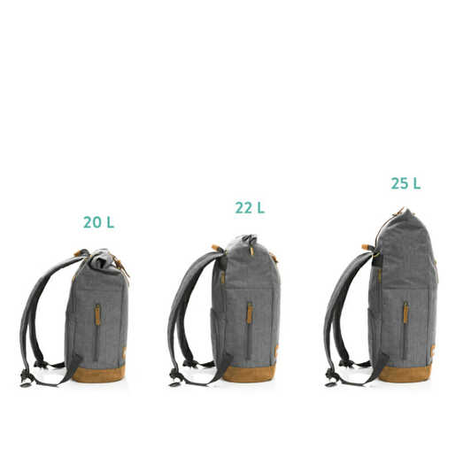 Fillikid torba za pelene Rolltop Berlin, crna