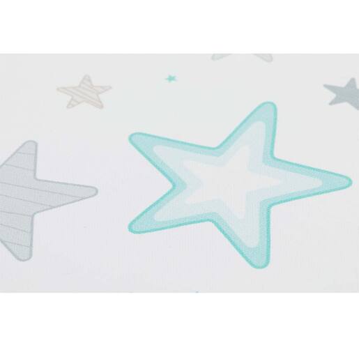 Fillikid podloga za prematanje luxe soft 53x70x4cm, plave zvijezde