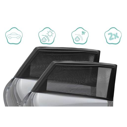 Fillikid zaštita od sunca, navlaka za automobil prozora, crna