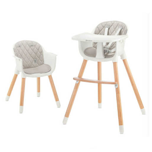 Kinderkraft hranilica Sienna siva