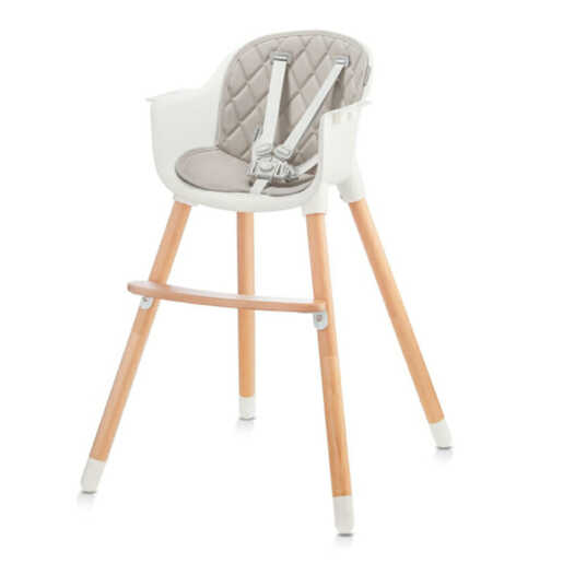 Kinderkraft hranilica Sienna siva