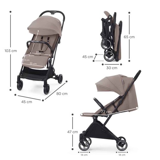 KINDERKRAFT KOLICA INDY2 - CALM BEIGE
