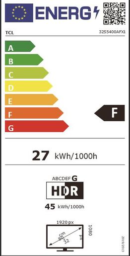 TCL 32" LED TV 32S5400AF, FHD, Android Smart TV, Dolby Audio, HDR
