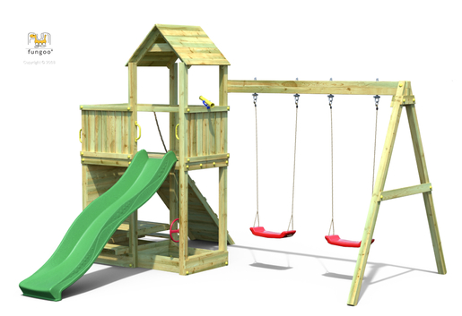 Fungoo drveno dječje igralište - set FLOPPI (impregnacija KDI)