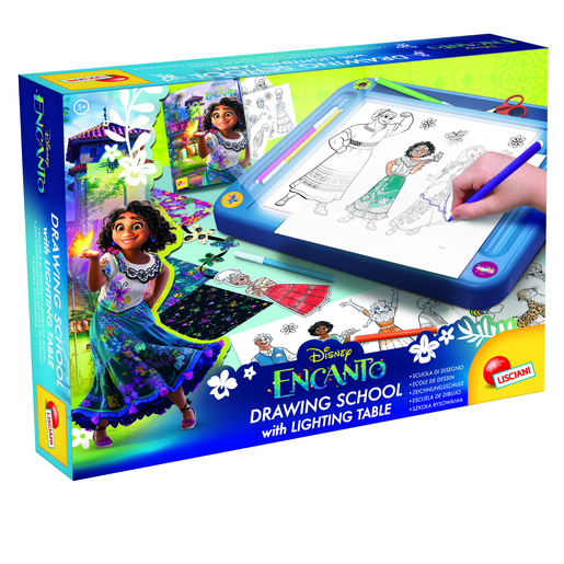 Lisciani Encanto škola crtanja sa svjetlećom podlogom
